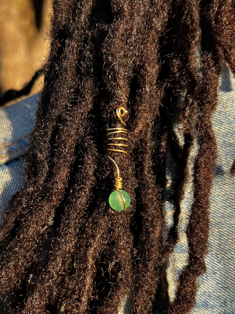 Spiral Loc Jewel ( Single Gem )
