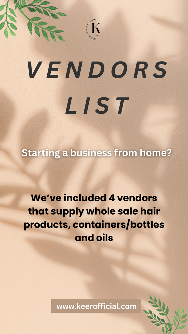 Vendors list