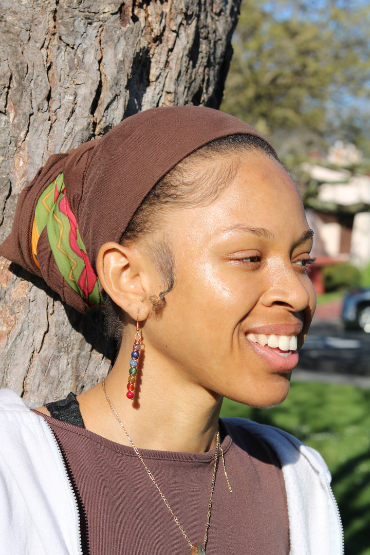 Peace 7 Chakra Earrings